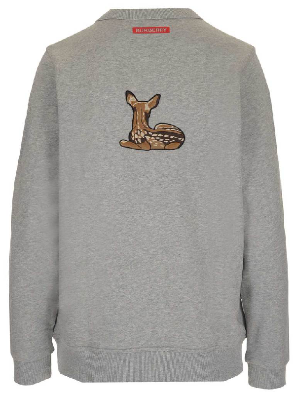 burberry deer sweater