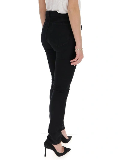 Shop Balenciaga Skinny Fit Jeans In Black