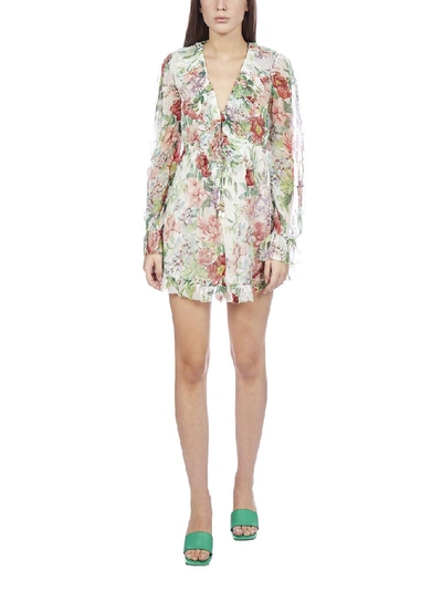 Shop Zimmermann Bellitude Flutter Playsuit In Multi