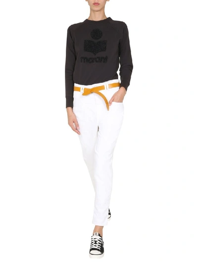 Shop Isabel Marant Nadelosia Jeans In White