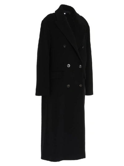 Shop P.a.r.o.s.h . Double Breasted Coat In Black