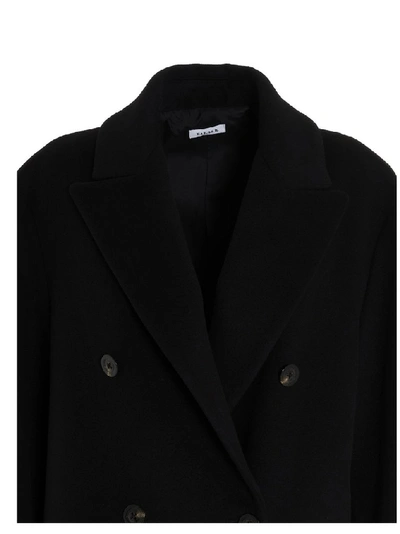 Shop P.a.r.o.s.h . Double Breasted Coat In Black