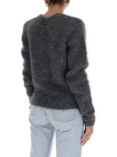 Shop Isabel Marant Crewneck Pullover In Grey