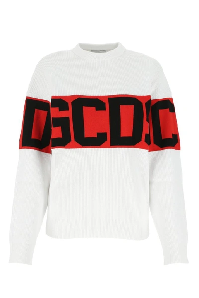 Shop Gcds Logo Jumper In White