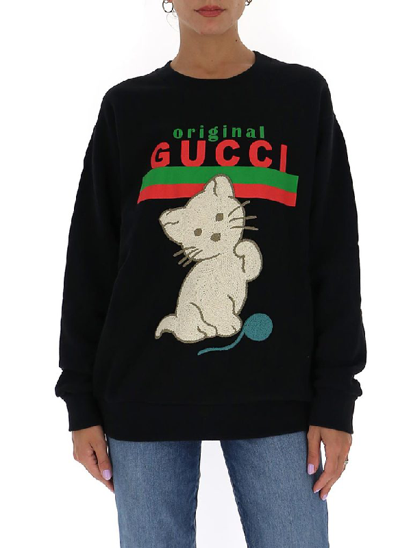 gucci hoodie with cat