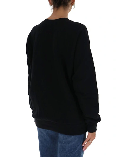 Shop Gucci Original Kitten Sweatshirt In Black