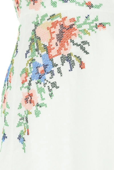 Shop Zimmermann Juliette Cross Stitch Dress In White