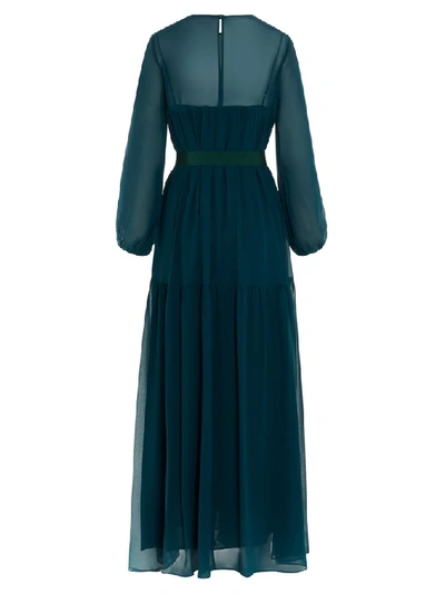 Shop Max Mara Studio Clipper Dress In Green