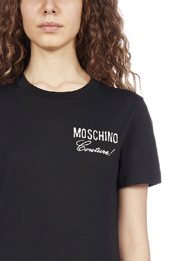Shop Moschino Couture Slim In Black