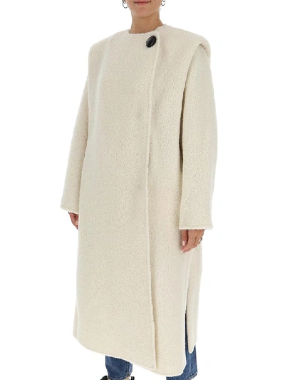 Isabel Marant Gelton Alpaca And Wool-blend Coat In 23ec Ecru | ModeSens