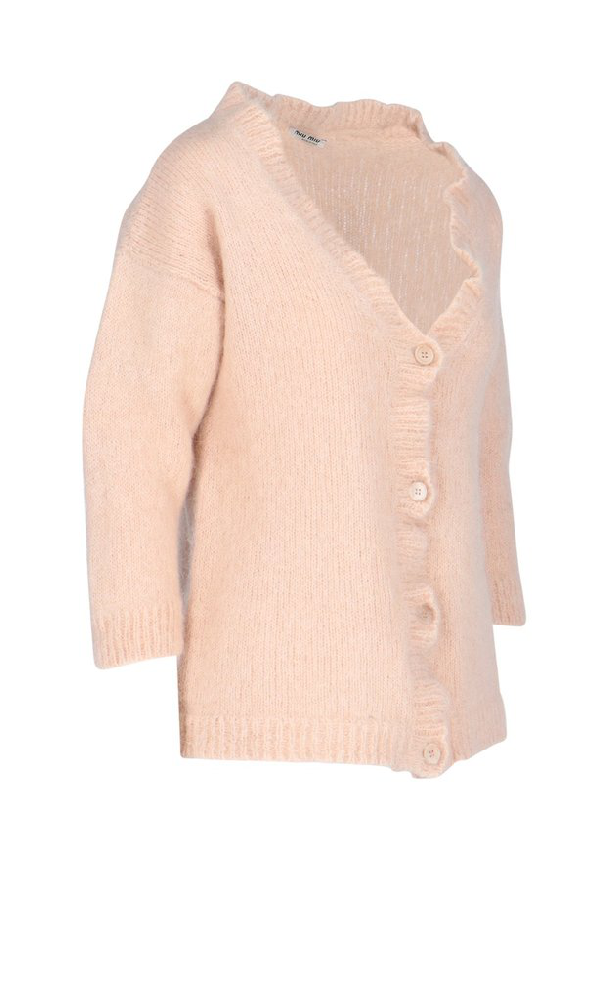 miu miu cardigan pink
