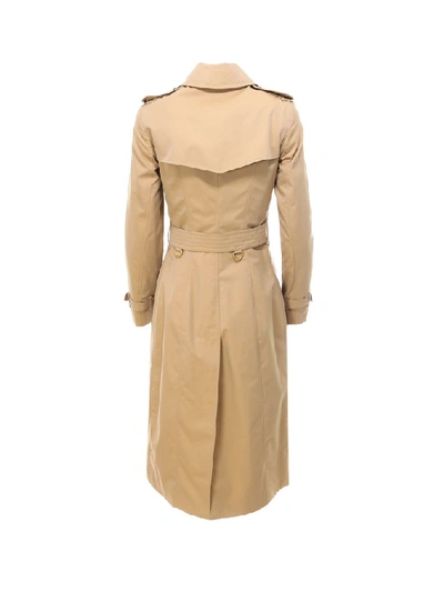 Shop Burberry Long Chelsea Heritage Trench Coat In Beige