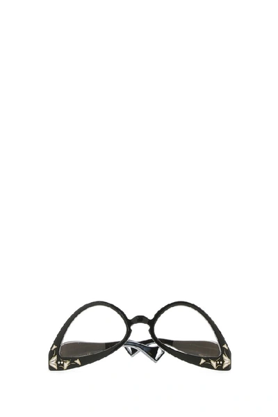 Shop Gucci Eyewear Inverted Cat Eye Sunglasses In Black