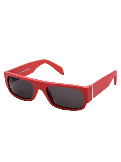 Shop Retrosuperfuture Smile Indice Sunglasses In Red