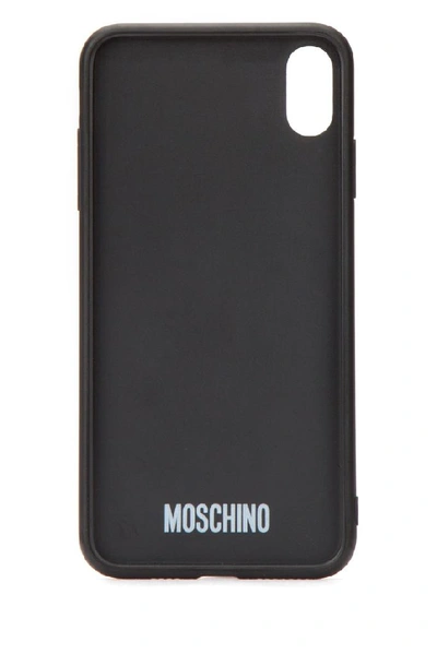 Shop Moschino Pixelated Logo Iphone Xs Max Case In Multi