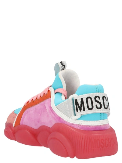Shop Moschino Teddy Low In Multi