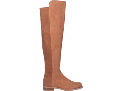 Shop Stuart Weitzman 5050 Knee High Boots In Brown