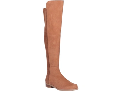 Shop Stuart Weitzman 5050 Knee High Boots In Brown