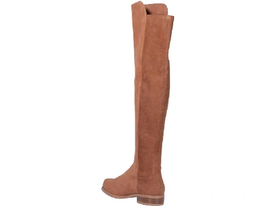 Shop Stuart Weitzman 5050 Knee High Boots In Brown