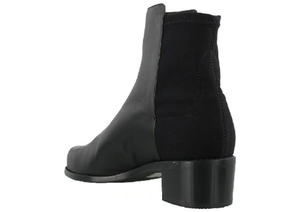 Shop Stuart Weitzman Easy On Reserve Ankle Boots In Black
