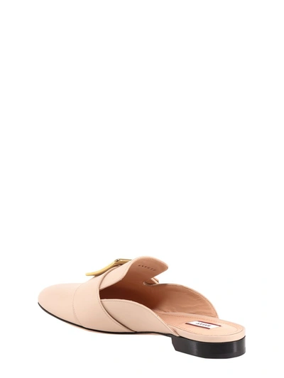 Shop Bally Janesse Buckle Detail Mules In Pink