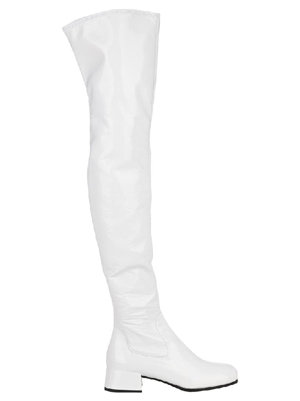 prada thigh high boots