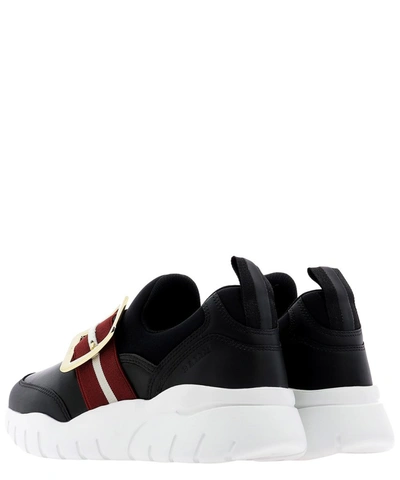 Shop Bally Brinelle Low Top Sneakers In Black