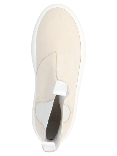 Shop Mm6 Maison Margiela Platform Ankle Boots In White