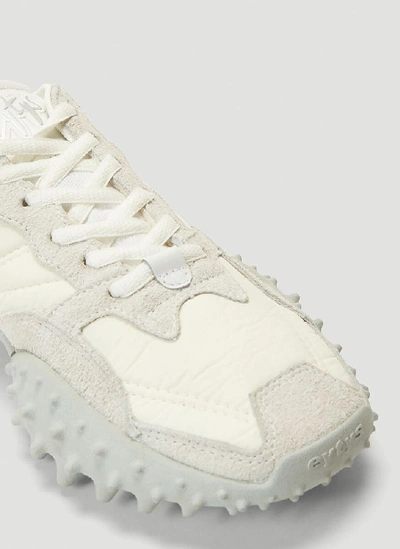 Shop Eytys Contrast Panel Sneakers In White