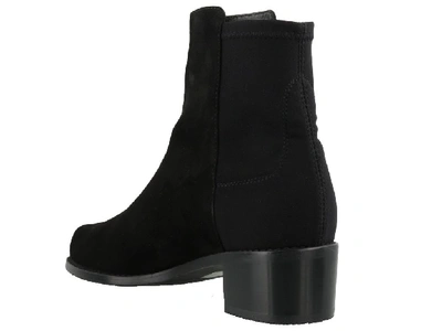 Shop Stuart Weitzman Easyon Reserve Ankle Boots In Black