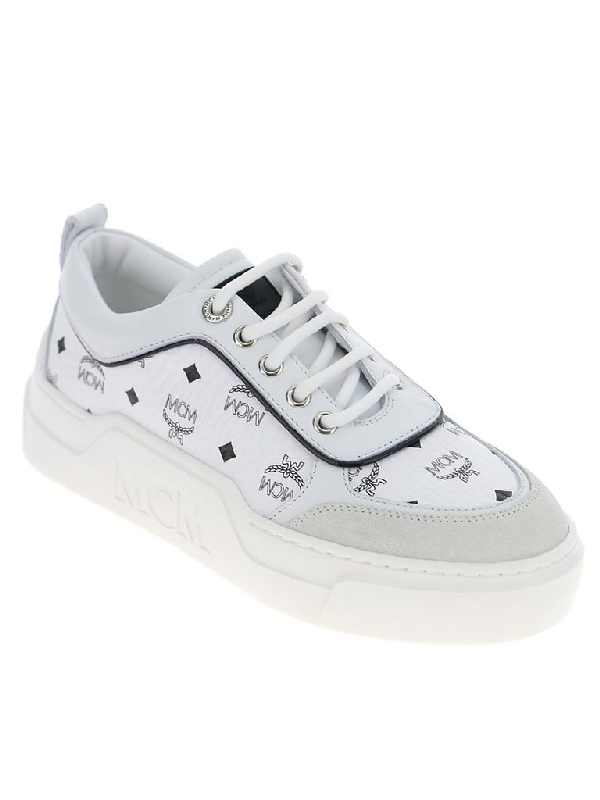 Mcm Women's Skyward Low Top Platform Sneakers In White | ModeSens