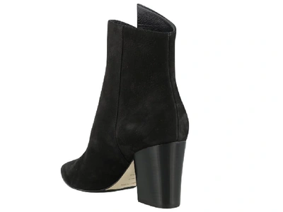 Shop Sergio Rossi Zip Detailed Ankle Boots In Black