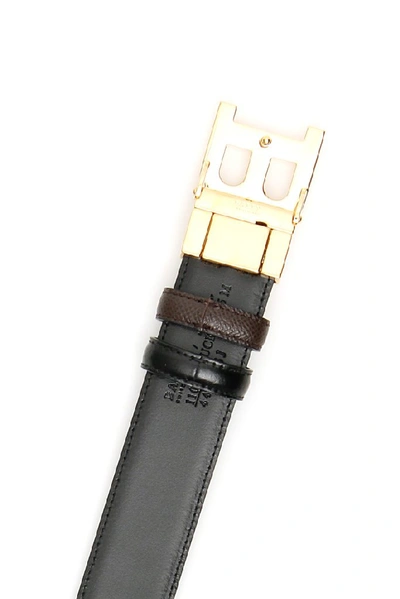 Shop Bally Embossed B Buckle Belt In Multi