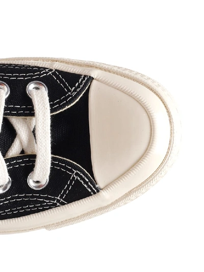Shop Comme Des Garçons Play X Converse Chuck Taylor Heart 1970s Sneakers In Black