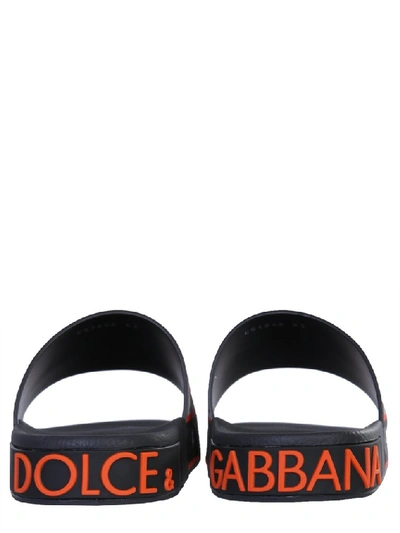 Shop Dolce & Gabbana Graphic Print Sandals In Multi