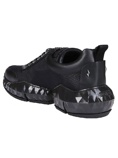 Shop Jimmy Choo Diamond Sneakers In Black