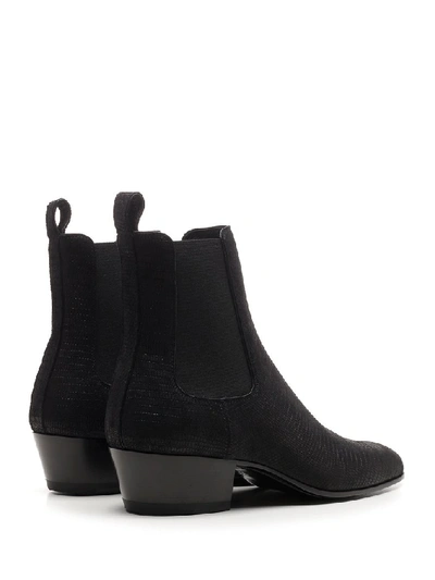 Shop Saint Laurent Cole Chelsea Boots In Black