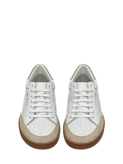 Shop Saint Laurent Court Classic Sl/10 Sneakers In White