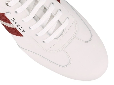 Shop Bally Harlam Sneakers In White