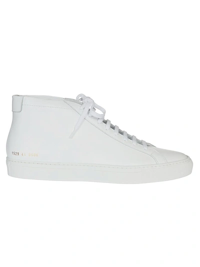 Shop Common Projects Original Achilles Mid Sneakers In White