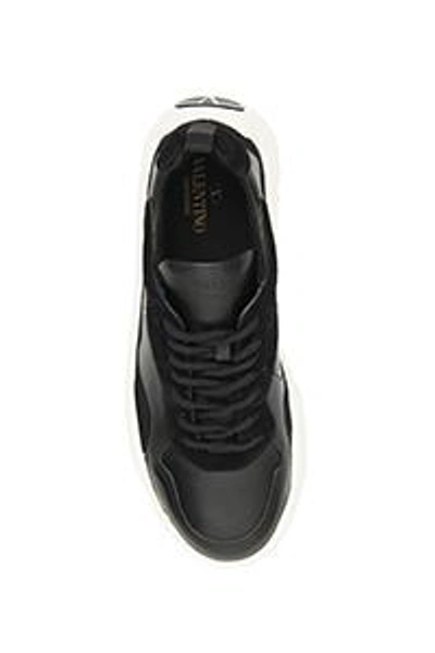 Shop Valentino Garavani Gumboy Sneakers In Black