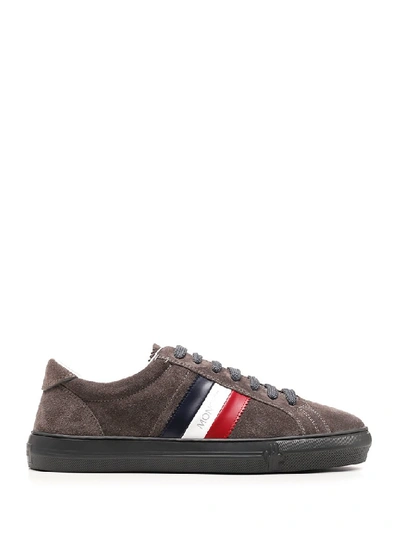 Shop Moncler New Monaco Sneakers In Brown