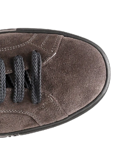 Shop Moncler New Monaco Sneakers In Brown