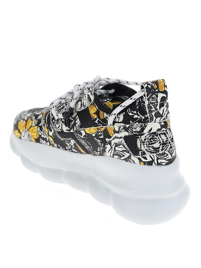 Shop Versace Chain Reaction Sneakers In Multi