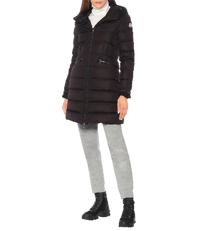 Shop Moncler Betulong Quilted Down Coat In Black