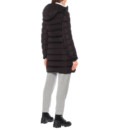 Shop Moncler Betulong Quilted Down Coat In Black