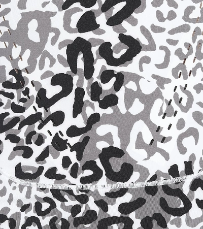 Shop Adidas By Stella Mccartney Truepurpose Leopard-print Tank Top In Grey