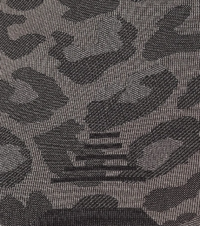 Shop Adidas By Stella Mccartney Truepurpose Leopard-printed Training Top In Grey