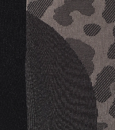 Shop Adidas By Stella Mccartney Truepurpose Leopard-print Leggings In Grey