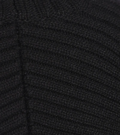 Shop Peter Do Ribbed-knit Turtleneck Shrug In Black